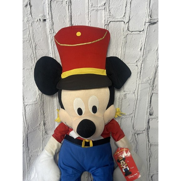 DISNEY NUTCRACKER Mickey Holiday/Christmas 2002 Plush Toy 31" Store Exclusive - Picture 2 of 11